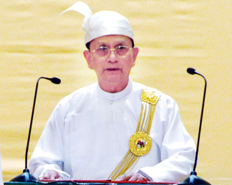 အပစ္ရပ္ လက္မွတ္ထုိးရန္ သမၼတေပးပုိ႔သည့္ ဖိတ္ၾကားစာ