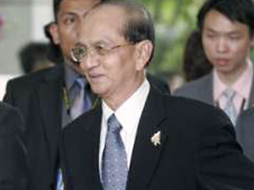 သမၼတဦးသိန္းစိန္ ဟသၤာတမွာ ဥပေဒစိုးမိုးေရး မွာၾကား