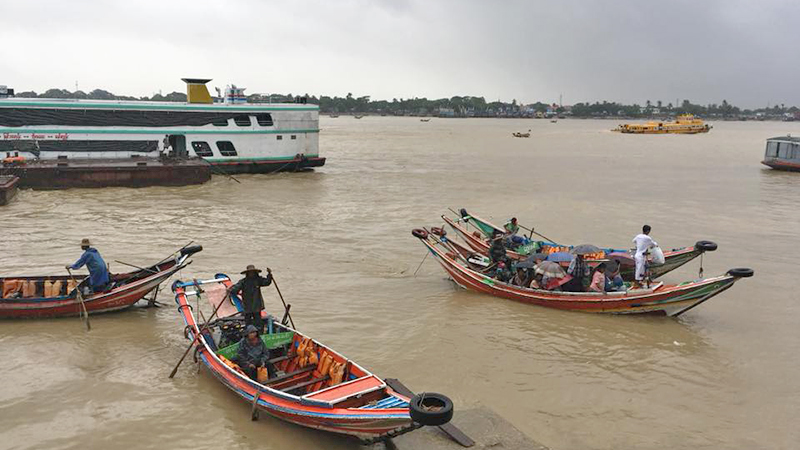 ရန္ကုန္-ဒလကူး စက္သမၺန္ တိမ္းေမွာက္၊ လူ ၄ ဦး ေပ်ာက္ဆံုးေန