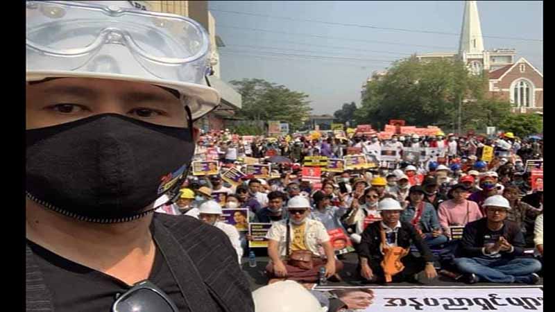 နာမည်ကျော် ရုပ်ရှင်သရုပ်ဆောင်များက စစ်အာဏာရှင်ကို ဆန့်ကျင်ဆန္ဒပြ
