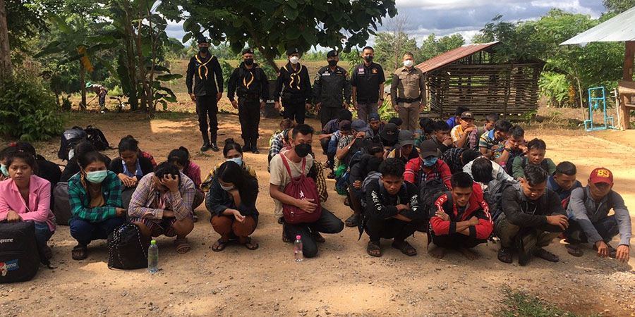 မယ်လမမြို့နယ်တွင် ရွှေ့ပြောင်းမြန်မာအလုပ်သမား ၄၂ ဦး ဖမ်းဆီးခံရ