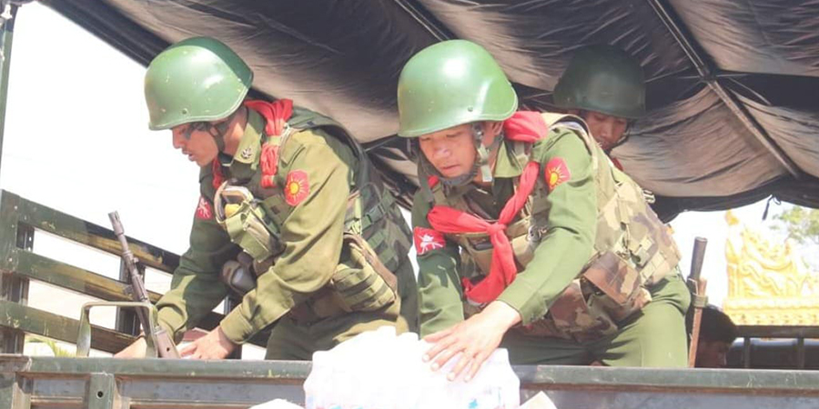 နောင်ချိုမြို့နယ် ကျေးရွာများ၌ စစ်တပ်က ပြည်သူပိုင်ဈေးဆိုင်များကို ခြိမ်းခြောက် ပစ္စည်းလု