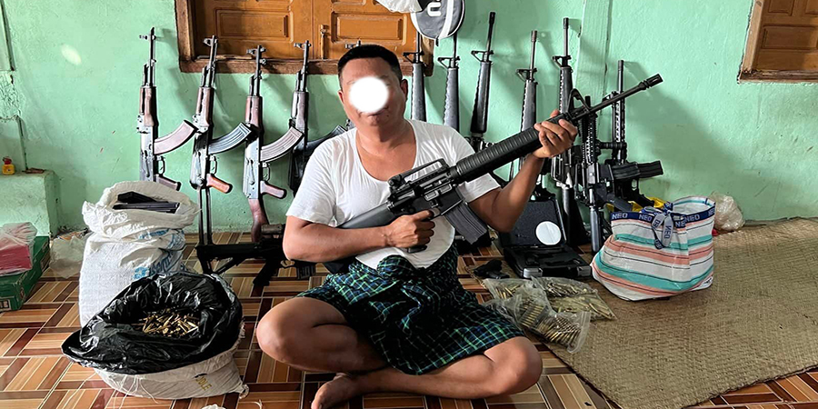 ထောက်ပို့တပ်ဖွဲ့ဝင်များအားသတ်ပြီး လက်နက်ယူသွားသူကို ကေအန်ယူက ဖမ်းဆီးစစ်ဆေးနေ