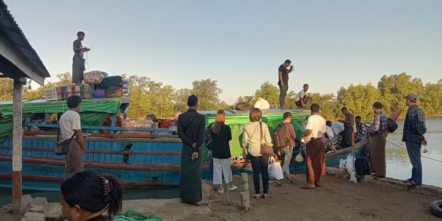 စစ်တွေ-ပုဏ္ဏားကျွန်းလမ်းနှင့် စစ်တွေ-အငူမော်လမ်းများ ခရီးသွားလာခွင့် မရသေး