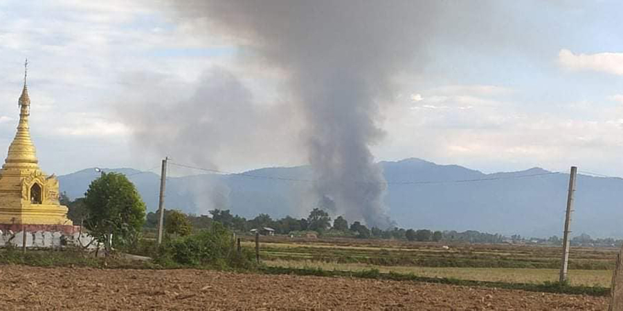 စစ်ကိုင်းတိုင်းအတွင်း တိုက်ပွဲများဆက်ဖြစ်၊ စစ်တပ်က ကျေးရွာများကို မီးရှို့ပြီး မြေမြှုပ်မိုင်းများ ထောင်ထား