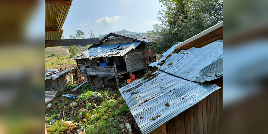 ဖာပွန်ခရိုင်တွင် ကျေးရွာများကို စစ်တပ်က လက်နက်ကြီးဖြင့်ပစ်ခတ်၊ လေယာဉ်ဖြင့် တိုက်ခိုက်