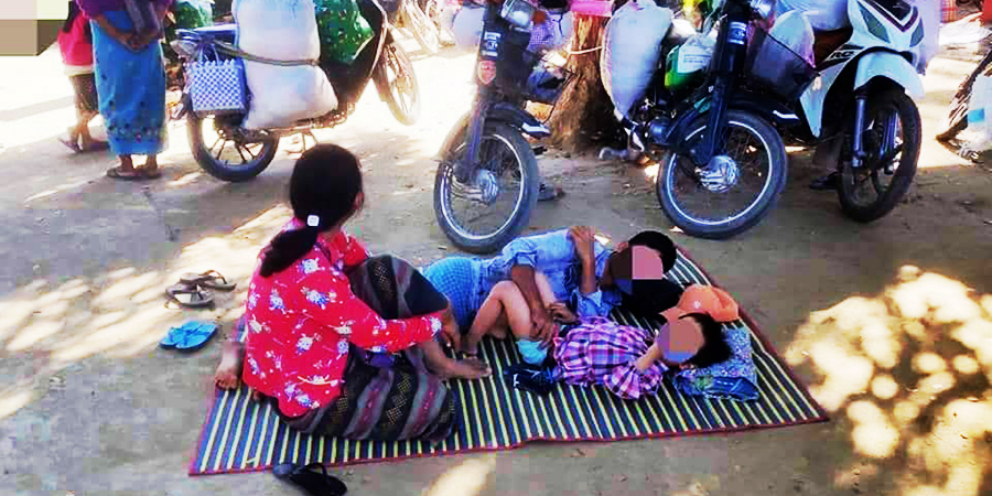 နေအိမ်များ မီးရှို့ဖျက်ဆီးခံရသည့် ဒီပဲယင်းနှင့် ကျွန်းလှမြို့နယ်က ပြည်သူများ အကူအညီလိုအပ်နေ