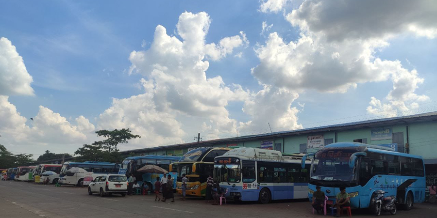 မှတ်ပုံတင်ပြမှ အဝေးပြေးကားလက်မှတ်ဝယ်ယူခွင့်ပြုသဖြင့် ခရီးသည်များ အခက်ကြုံ