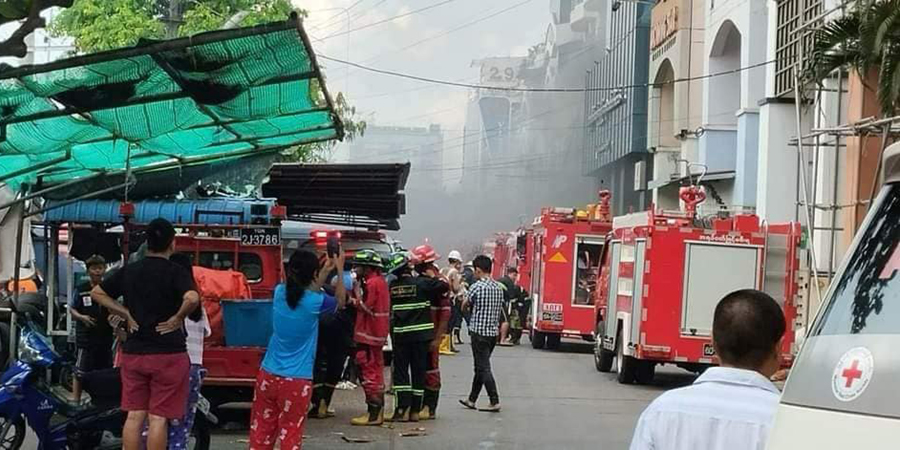 တာမွေမြို့နယ် ဦးချစ်မောင်အိမ်ရာတွင် မီးလောင် ၂ ဦးဒဏ်ရာရ
