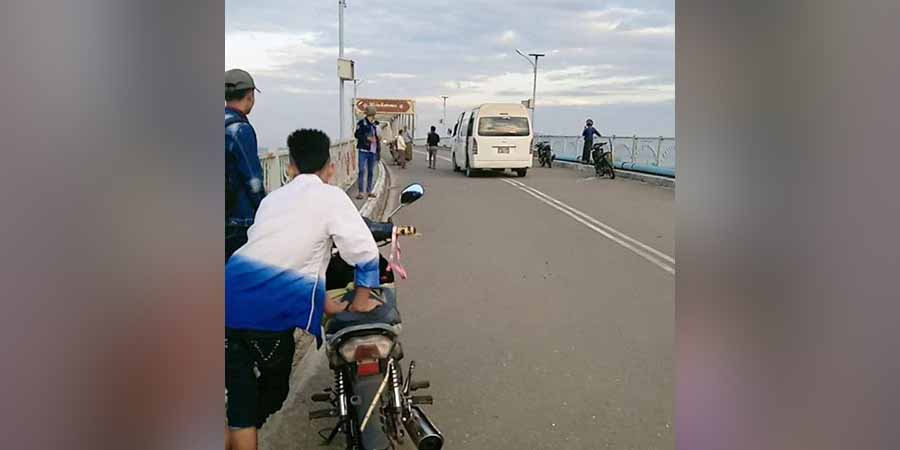 မင်းပြား-မြေပုံကားလမ်းရှိ ကြပ်စင်တံတား ပြန်ဖွင့်