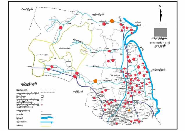 တန့်ဆည်တွင် အိမ်ခြေ ၂၅၀၀ ကျော် မီးရှို့ဖျက်ဆီးခံရ၊ ရွာ ၆ ရွာက ပြည်သူများ တိမ်းရှောင်နေရ