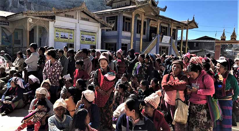 ရာသီဥတုအေးလာသဖြင့် နမ့်ဆန်စစ်ဘေးရှောင်များ စောင်များ အရေးပေါ် လိုအပ်