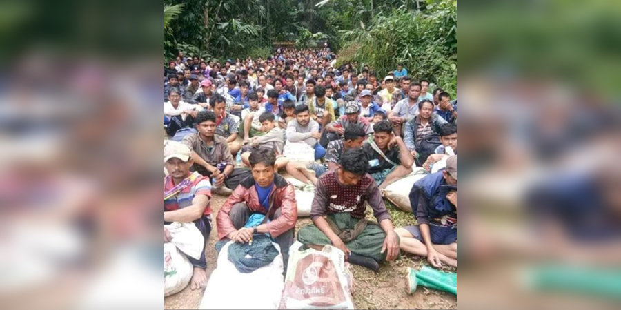 ကော့သောင်းခရိုင်တွင် တိုက်ပွဲဖြစ်ပြီး ရွာသားများ ထိုင်းနိုင်ငံဘက် စစ်ဘေးရှောင်
