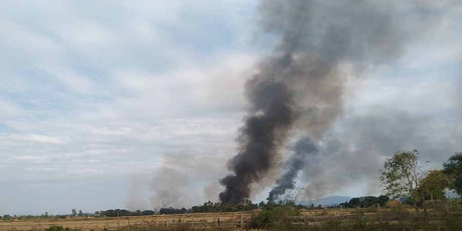 အင်းတော်မြို့နယ်တွင် စစ်ကောင်စီတပ်နှင့် PDF တပ်များ တိုက်ပွဲဖြစ်