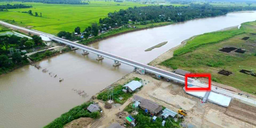 စစ်တောင်းမြစ်ကူးတံတားတွင် ယာဉ်များကို စစ်ကောင်စီက ငွေကြေးတောင်းခံ