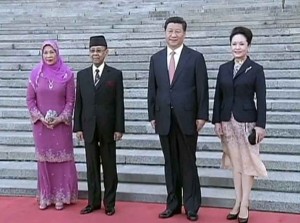 မေလးရွားဘုုရင္ အဗ္ဒူဟာလင္းမ္ရဲ႕ တရုုတ္ႏိုုင္ငံအလည္အပတ္ခရီး