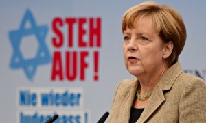 merkel rally