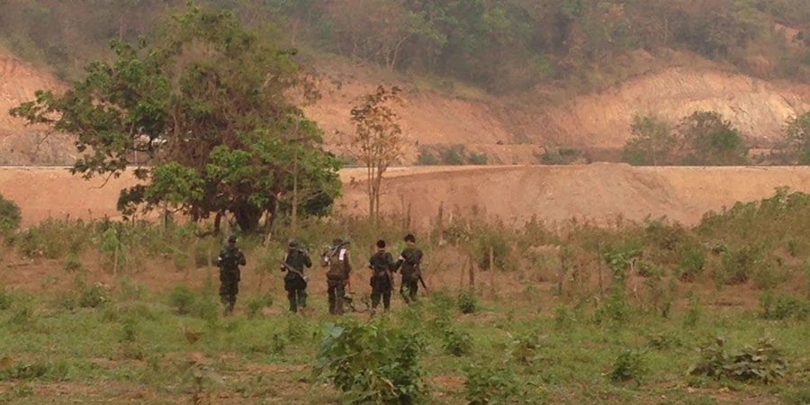 မိုင်းဆွဲတိုက်ခိုက်ခံရသဖြင့် စစ်ကောင်စီတပ်က ကေအန်ယူ တပ်မဟာ ၄ ကို ကန့်ကွက်စာပို့