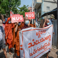 မန္တလေးသံဃာသမဂ္ဂသပိတ်စစ်ကြောင်း ဆန္ဒပြ