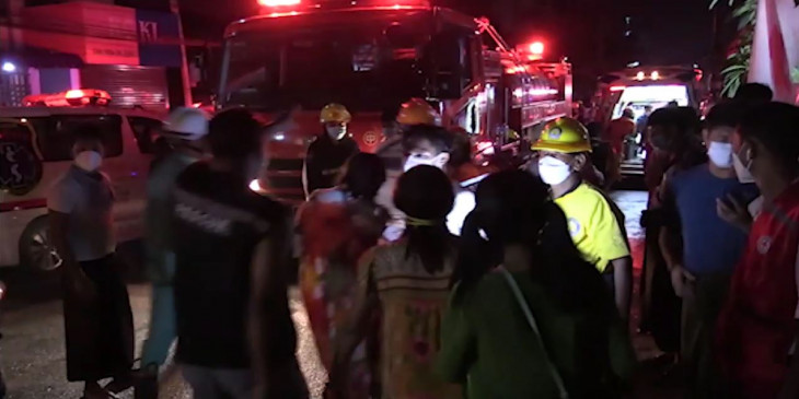 Sekitar 30 orang dilarikan ke rumah sakit akibat gas amonia di jalan stasiun di Hlaing Township – DVB
