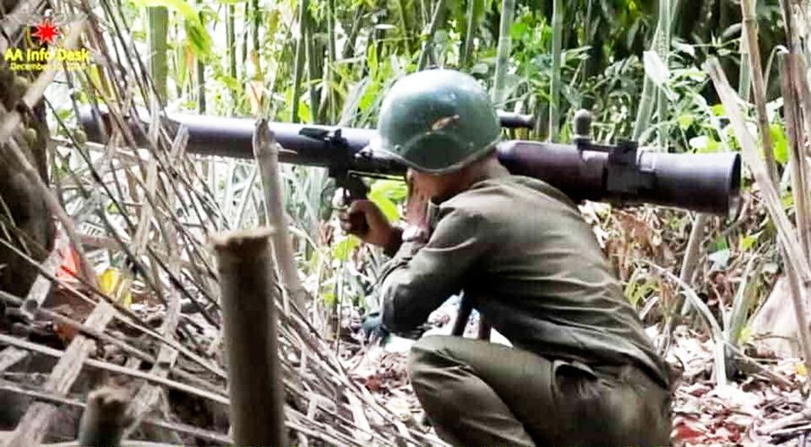 ရခိုင်-ပဲခူး လမ်းပေါ်နှင့် လေလာတောင်အနီးဝန်းကျင်များ၌ တိုက်ပွဲဖြစ်