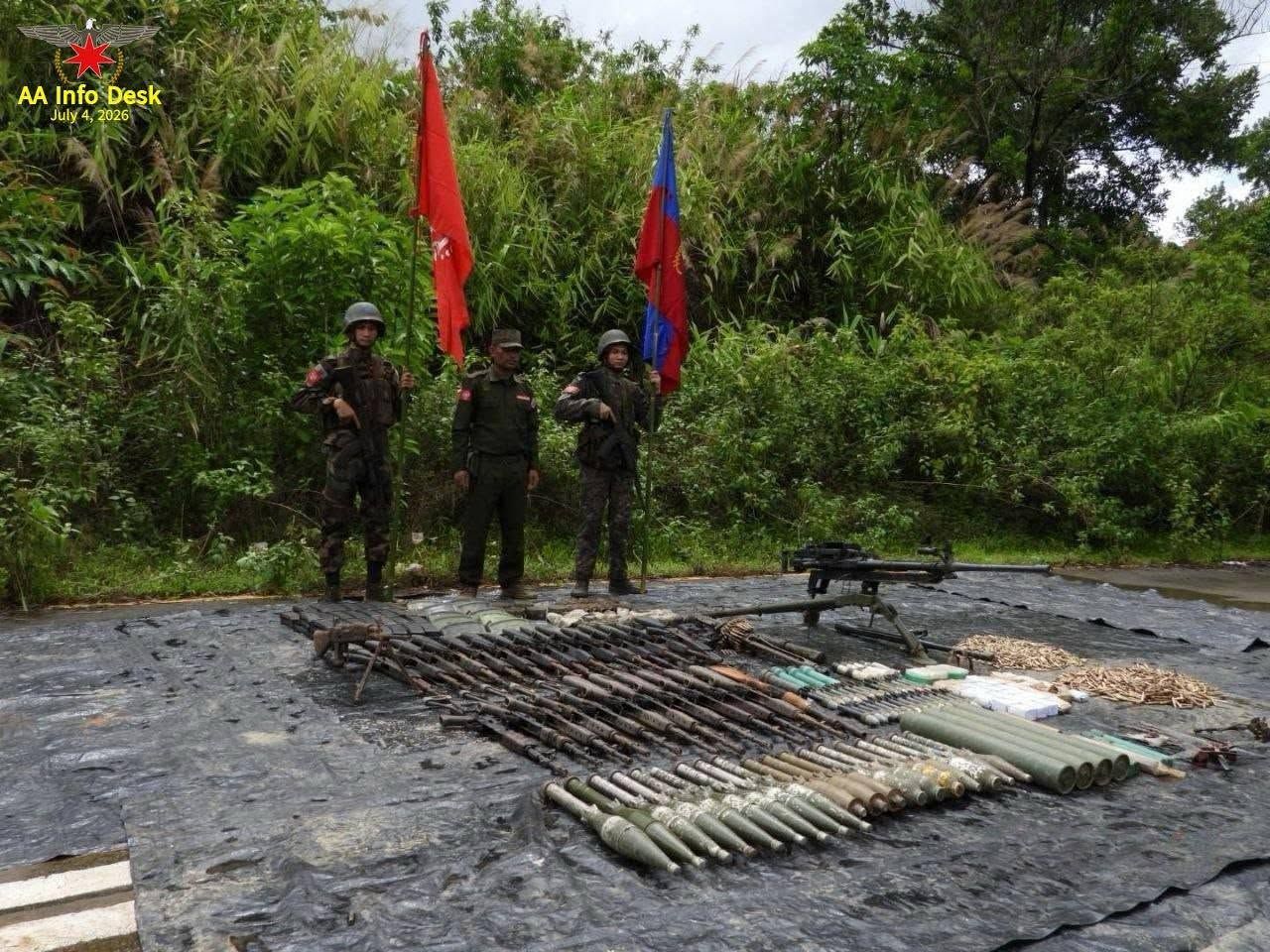 စစ်တွေ ကျားမသောက် ကျေးရွာအနီးက စစ်တပ်စခန်း ၂ ခုကို AA သိမ်းပိုက် 