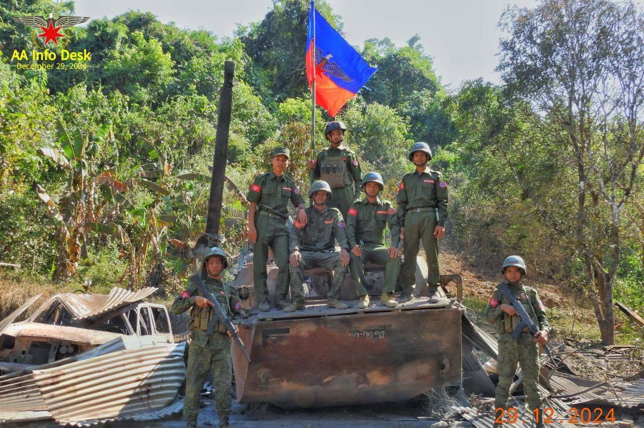 ရေကြည်  ပွိုင့်- ၁၈၈ စခန်းကုန်းကို AA ပူးပေါင်းတပ်များ သိမ်းပိုက်