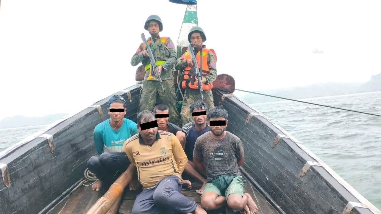 တရားမဝင် ငါးဖမ်း‌သည့် ဘင်္ဂလားဒေ့ရှ်နိုင်ငံသား ၅ ဦးကို AA ဖမ်းဆီး 