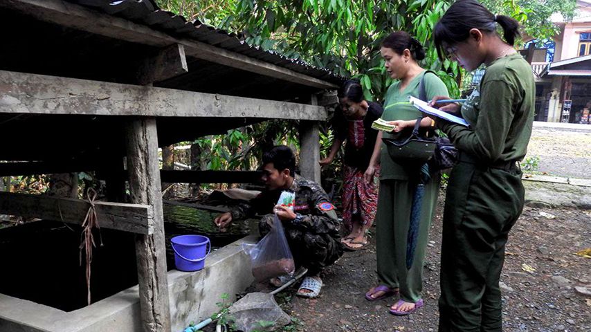 AA ထိန်းချုပ်ဒေသများတွင် သွေးလွန်တုပ်ကွေးကာကွယ်ရေး လုပ်ဆောင်