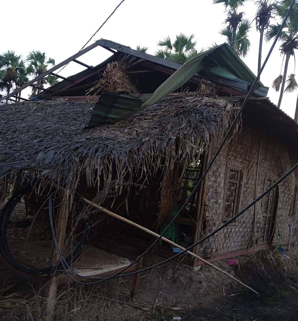 ရွှေဘို စစ်ရှောင်စခန်းများကို စစ်တပ်က ၂ ရက်ဆက်တိုက် ဗုံးကြဲ၊ ပြည်သူ ၃ ဦး ဒဏ်ရာရ
