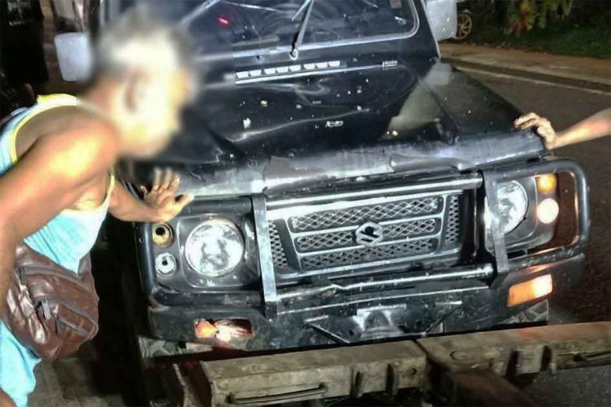 ထိုင်းတွင် အရက်မူးနေသည့် မြန်မာ ၁ ဦးက ကားဖြင့် ဆိုင်ကယ်များကို ဝင်တိုက်၊ ၂ ဦးသေ၊ ၂ ဦး ဒဏ်ရာရ