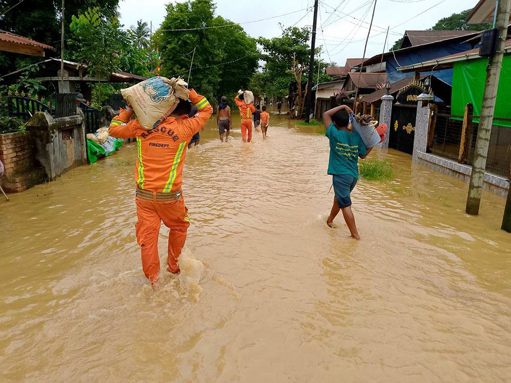 Photo: Photo: Myanmar Fire Service Department