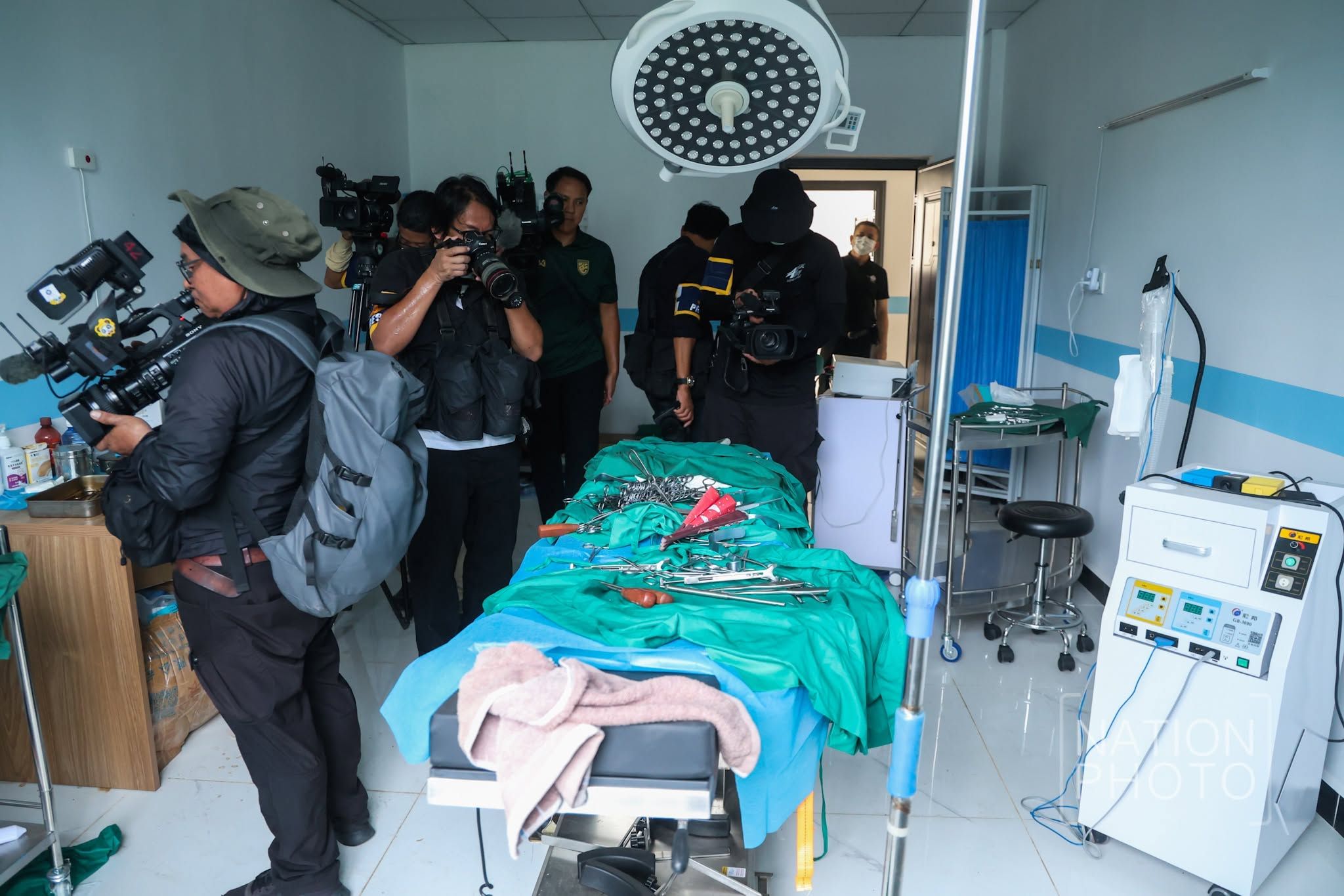 ကမ္ဘောဒီးယား ကျားဖြန့်စခန်းကို စစ်ဆေး၊ ကလီစာများ ခွဲထုတ်ရောင်းချသော ခွဲစိတ်ခန်း တွေ့ရှိ 