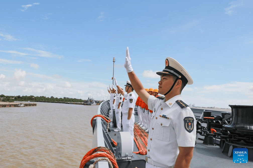 တရုတ်စစ်သင်္ဘောအုပ်စု ရန်ကုန်ရောက်