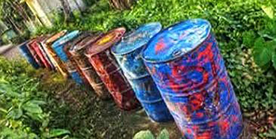 သိမ်းဆည်းရမိသည့် စက်သုံးဆီ (Photo : Taw Win) 