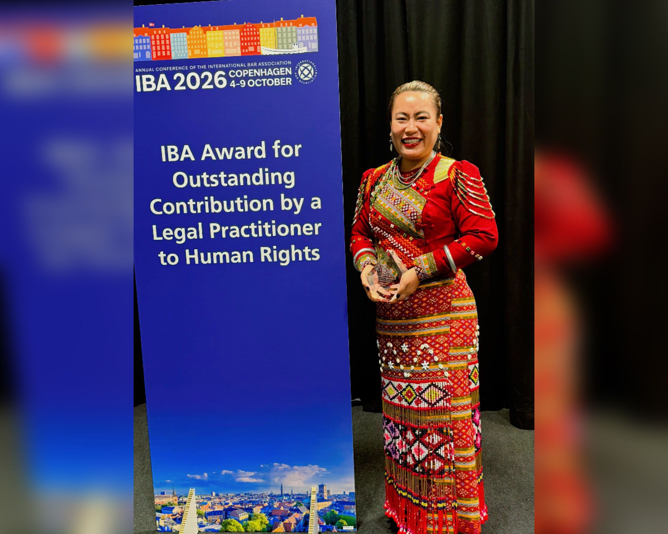၂၀၂၆ IBA နိုင်ငံတကာလူ့အခွင့်အရေးဆု မြန်မာအမျိုးသမီးရှေ့နေ ရရှိ