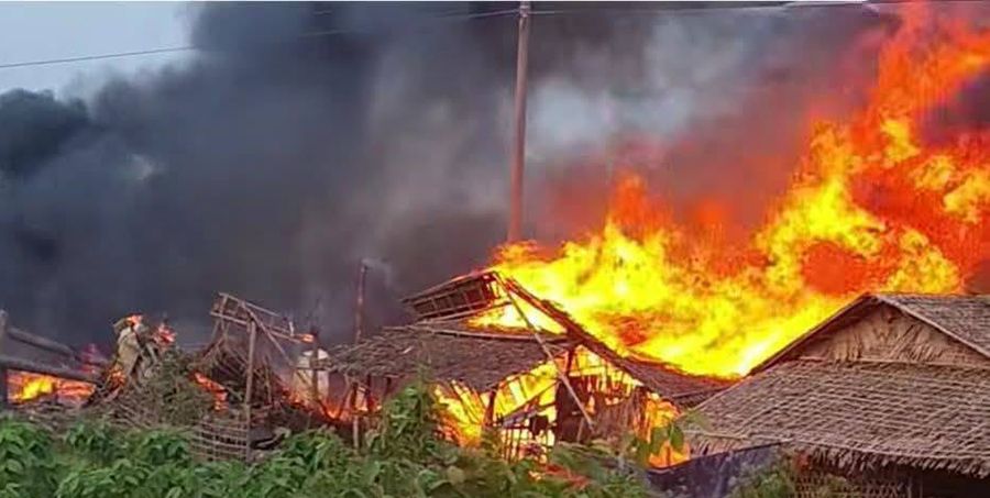   ပုဏ္ဏားကျွန်း စစ်ရှောင်စခန်းကို စစ်တပ်ဗုံးကြဲ၊ ၆ ဦးသေဆုံးပြီး ၇ ဦး ပြင်းထန်ဒဏ်ရာရ