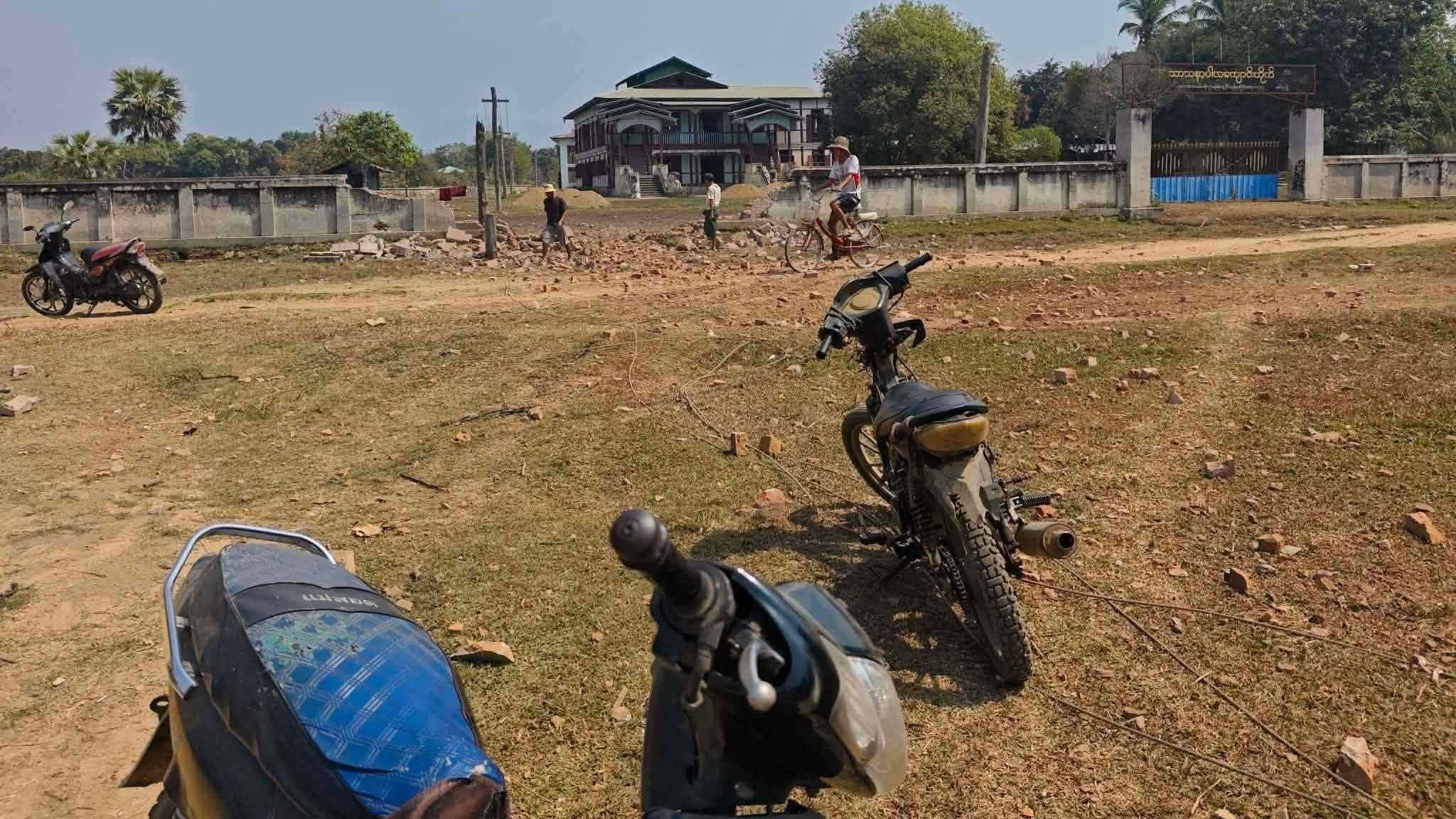 အင်းတော်တွင် စစ်တပ် လက်နက်ကြီးကြောင့် ဈေးသည်လင်မယား သေဆုံး