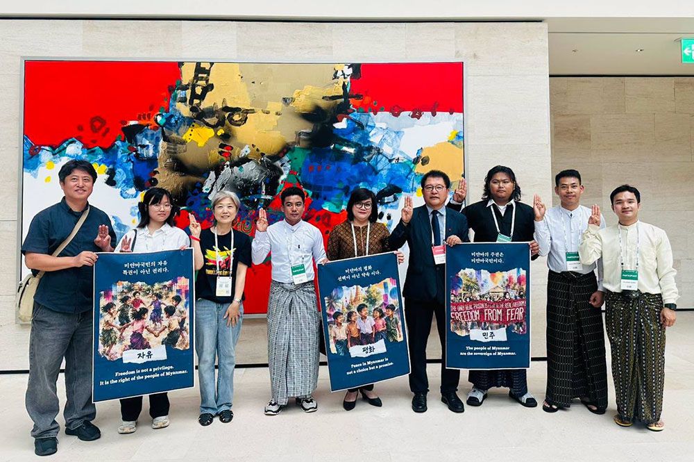 ဂျယ်ဂျူးငြိမ်းချမ်းရေးဖိုရမ်၌ မြန်မာ့အရေး အိတ်ဖွင့်ပေးစာပေးပို့ တောင်းဆို