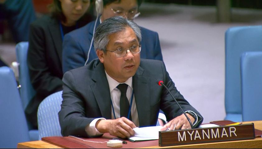 ကုလသမဂ္ဂ၏ စိုးရိမ်ကြောင်းထုတ်ပြန်ချက်က လေကြောင်းဗုံးကြဲမှုကို မဟန့်တားနိုင်ဟု သံအမတ်ကြီး ပြော 