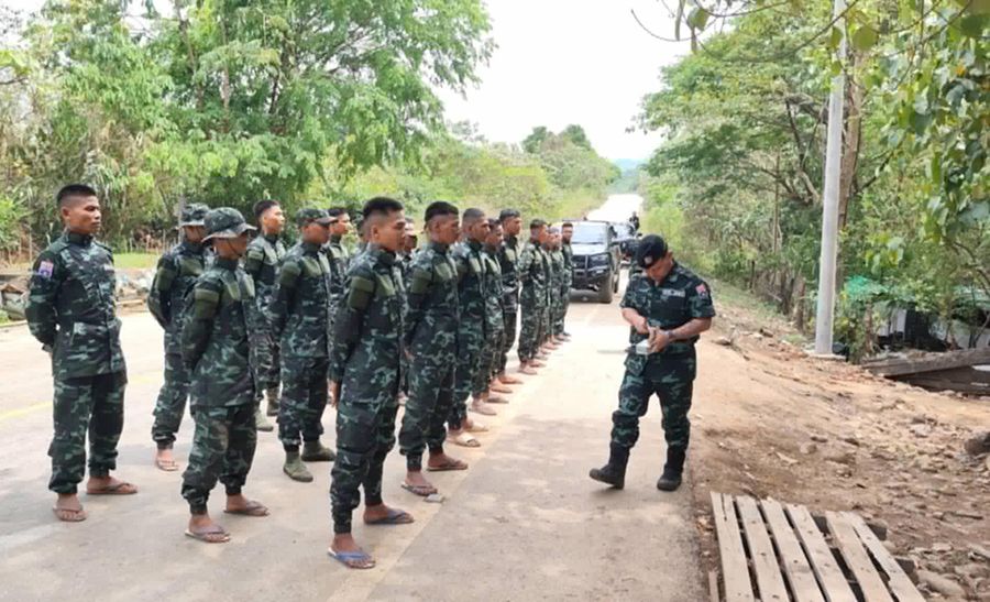 KNLA တပ်ဖွဲ့ဝင်များ။ (Photo:DVB)