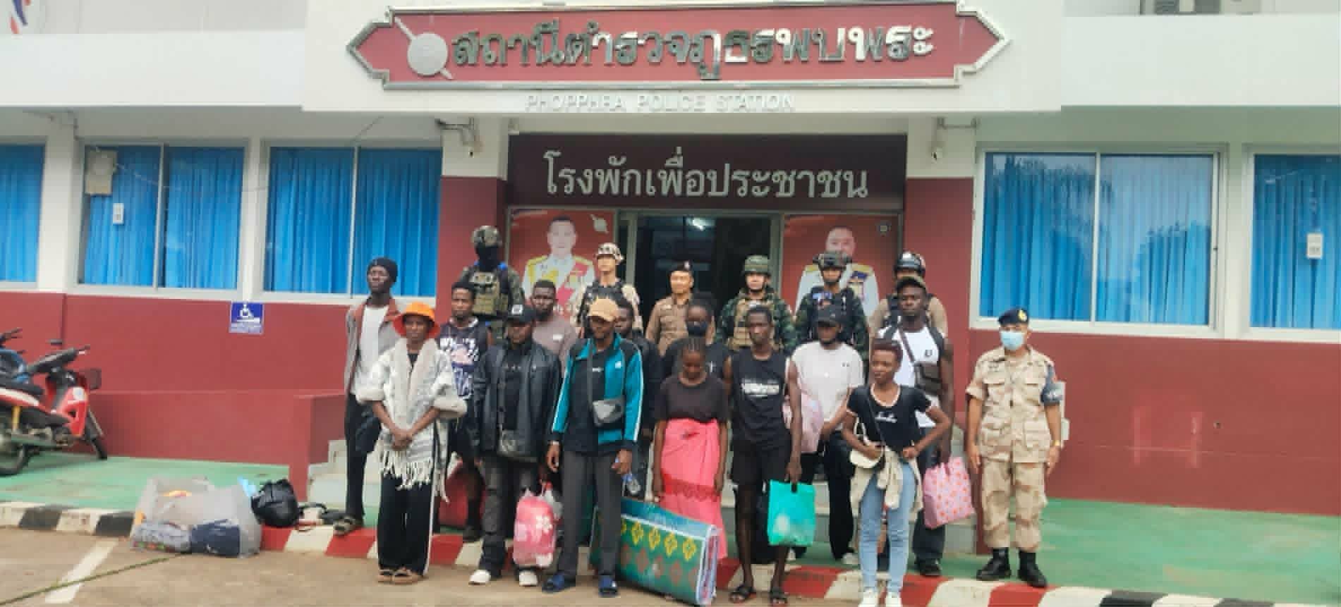 မြဝတီ ကျားဖြန့်စခန်းများမှ နိုင်ငံခြားသား ၁၃ ဦး ထွက်ပြေးလာ၊ ၅, ၀၀၀ ခန့် ကျန်ရှိ 