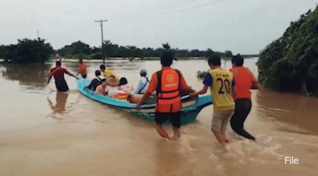 ကျိုးနေသည့်တာကို မပြင်နိုင်သေးသဖြင့် ဧရာဝတီတိုင်း မြို့နယ် ၁၀ ခု ရေဘေး ဆက်လက်ဆိုးရွား  