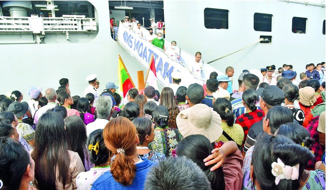 မလေးရှားမှ  ပြန်ပို့လိုက်သည့် မြန်မာနိုင်ငံသား ၁,၅၀၀ ခန့် ရန်ကုန်ပြန်ရောက် 