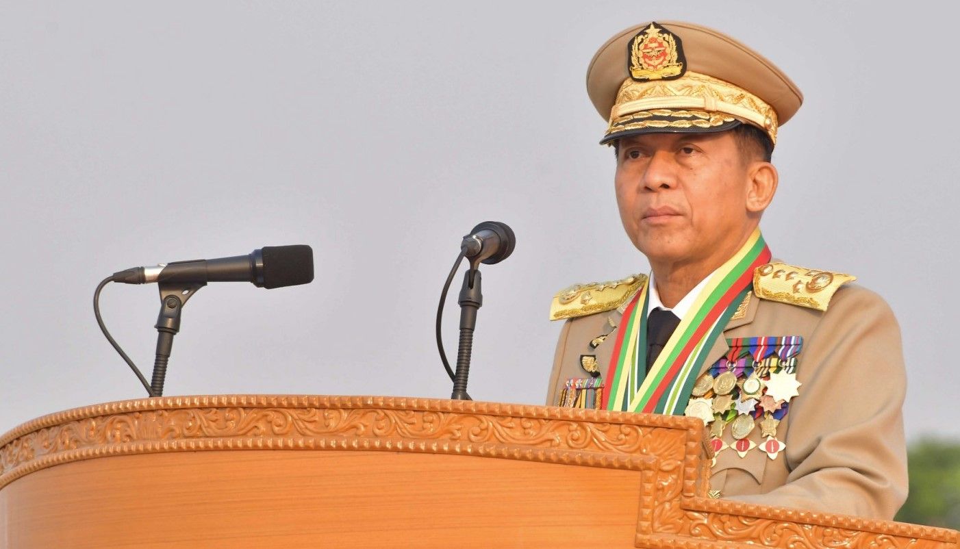စစ်ခေါင်းဆောင် မင်းအောင်လှိုင် အရေးပေါ်  ခွဲစိတ်ကုသမှုခံယူ