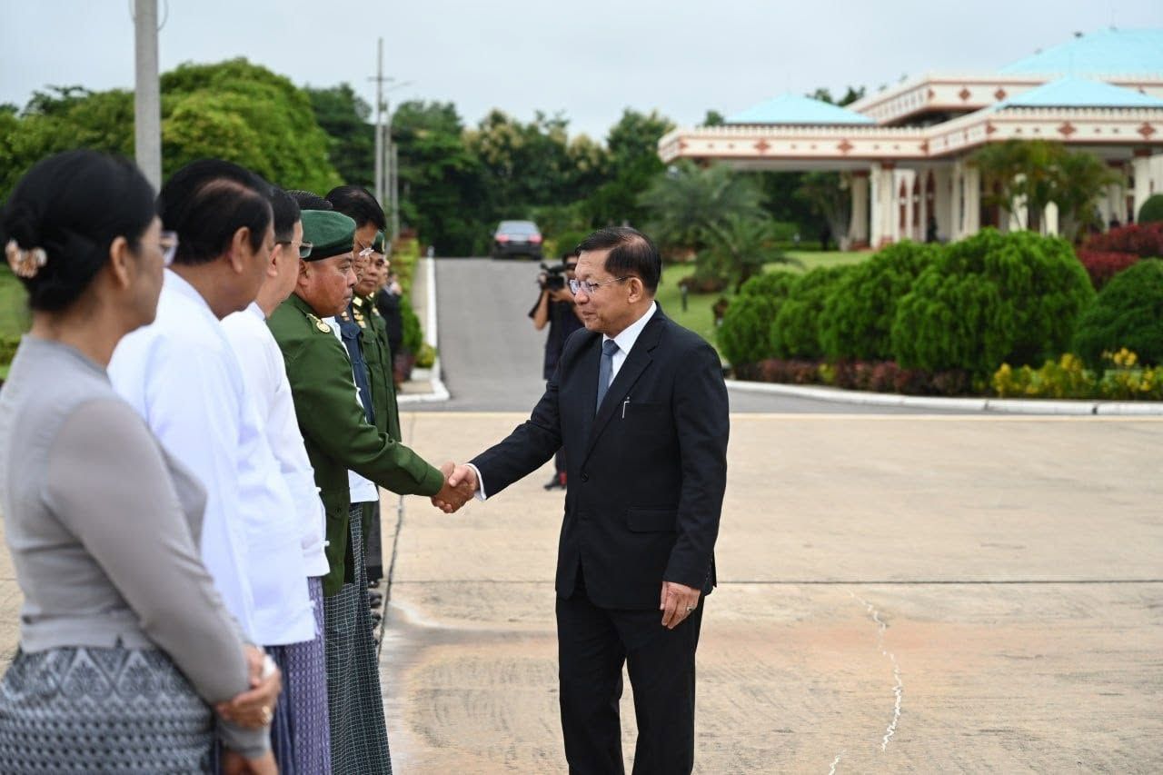 စစ်အာဏာရှင် မင်းအောင်လှိုင် ထိုင်းခရီးစဥ် စတင်