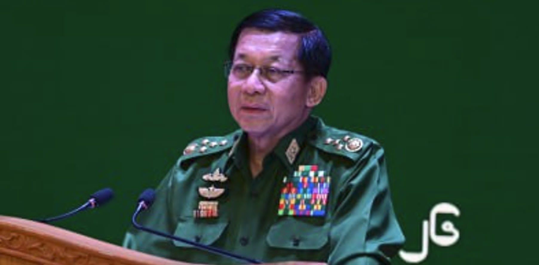 မင်းအောင်လှိုင် စစ်ယူနီဖောင်းချွတ်ပြီး သမ္မတရာထူးယူရုံဖြင့်  ပြစ်ဒဏ်ကင်းလွတ်ခွင့် မရနိုင်