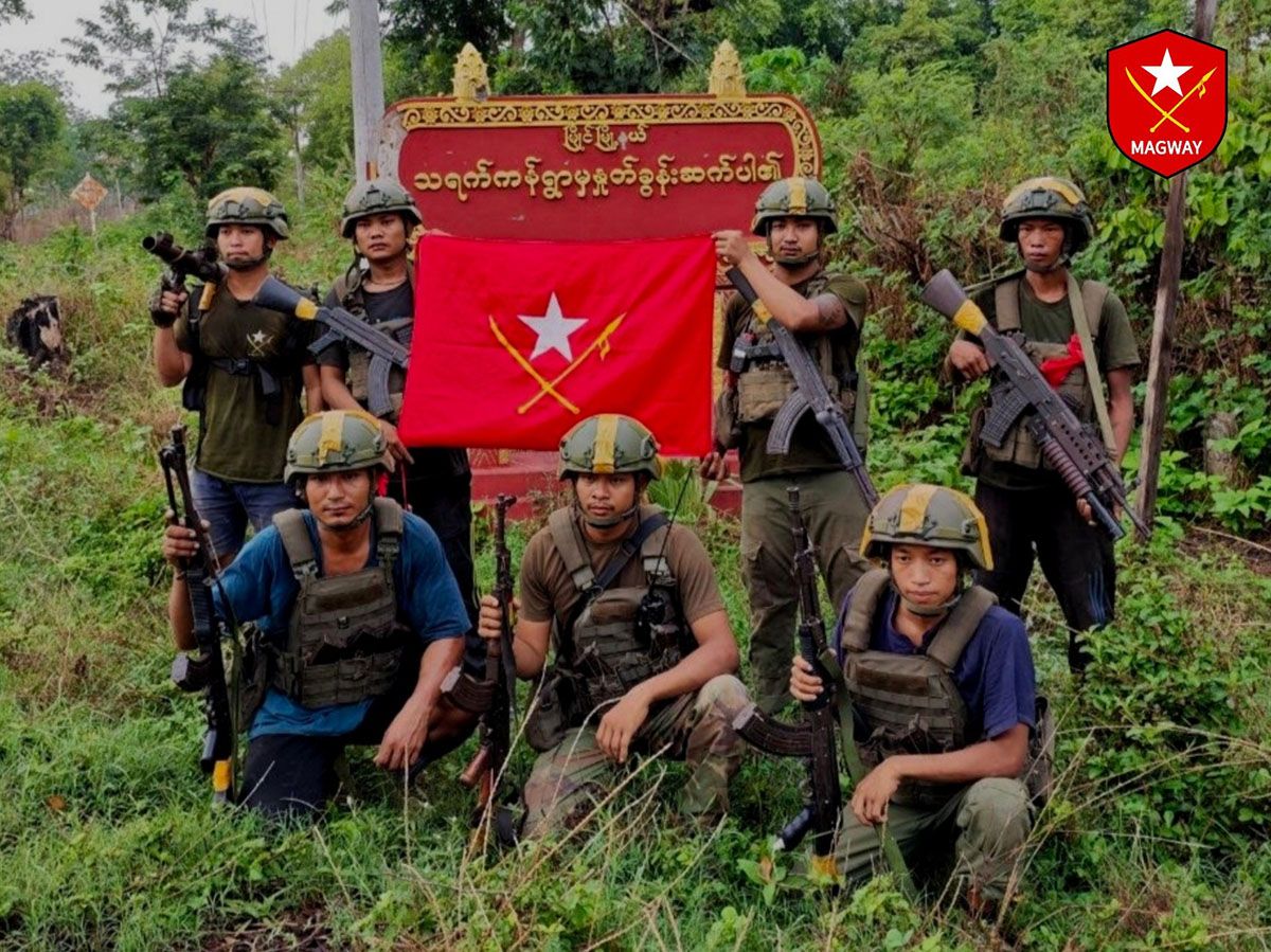 မြိုင်မြို့နယ်ရှိ သရက်ကန်ပျူစောထီးစခန်းကို တော်လှန်ရေးပူးပေါင်းတပ် သိမ်းပိုက်