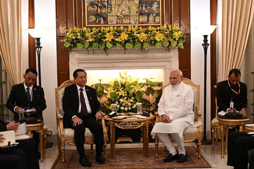 မြန်မာစစ်အာဏာရှင်နှင့် အိန္ဒိယဝန်ကြီးချုပ်တို့ တွေ့ဆုံမှုက တော်လှန်ရေးအပေါ် ထိခိုက်နိုင်မလား
