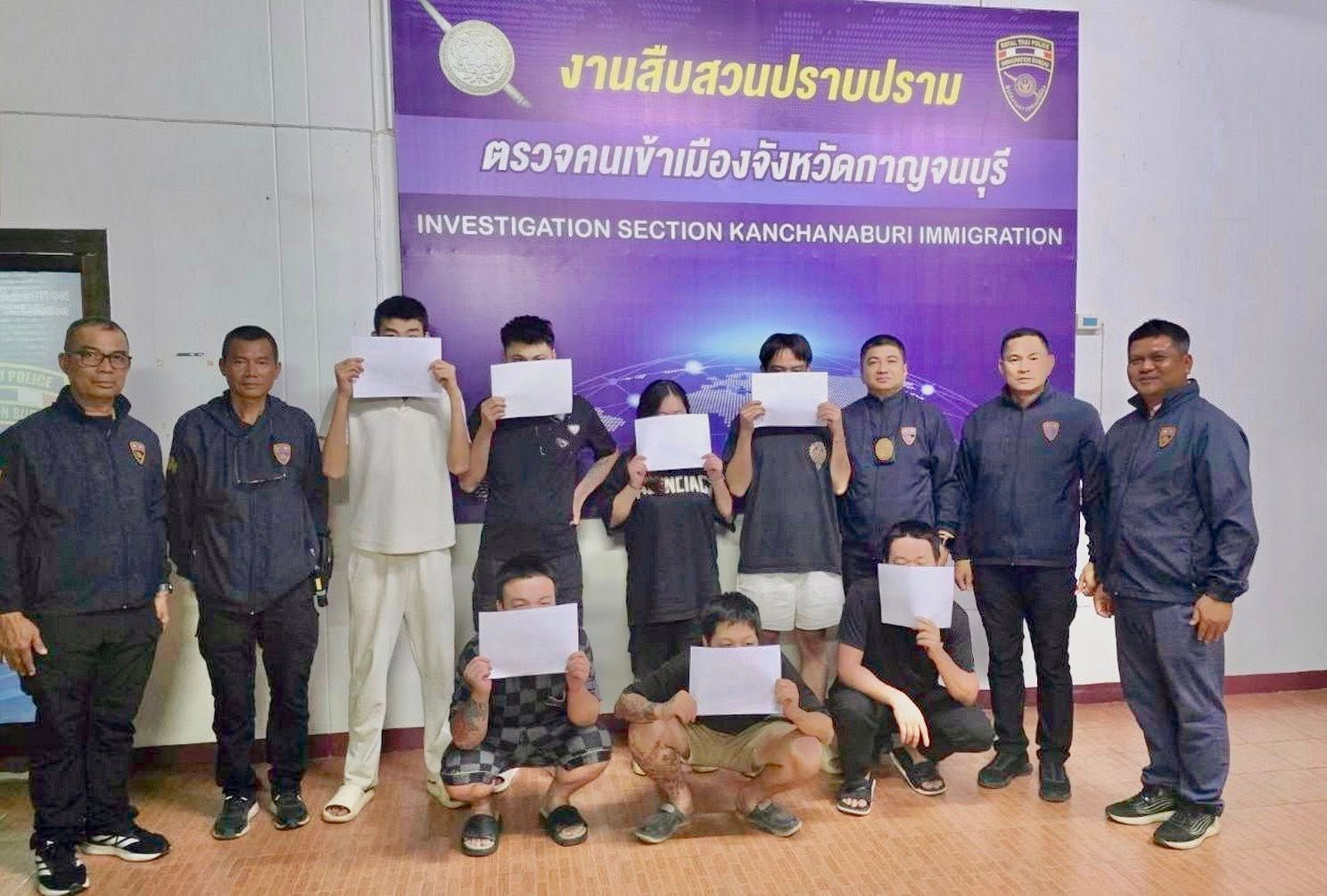 ဘုရားသုံးဆူ ကျားဖြန့်သွားမည့် တရုတ်နှင့် မြန်မာ ၁၀ ဦး ဖမ်းဆီးခံရ